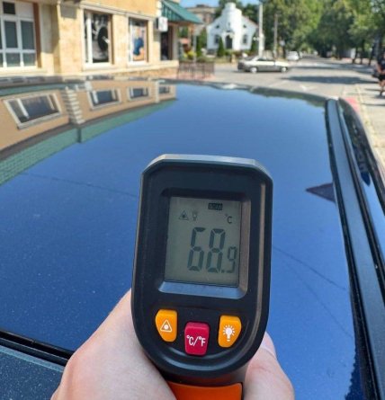 На Вінниччині фіксують 68 градусів на поверхні авто
