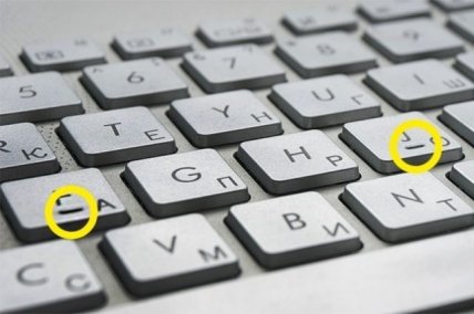 клавіатура А та О