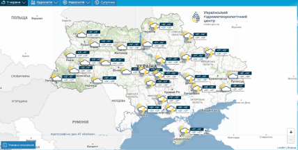 Прогноз погоди на 7 червня