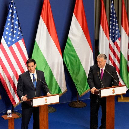 Марк Рубио и Виктор Орбан. Фото NYT