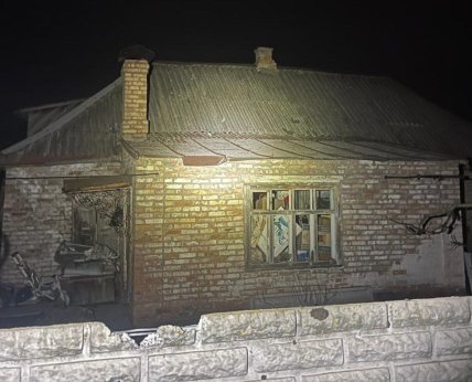 Частный дом в Днепре поврежден в ходе атаки России