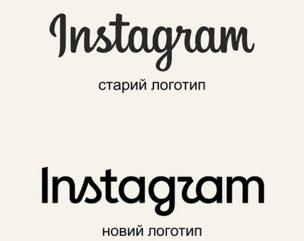 Новий і старий логотипи