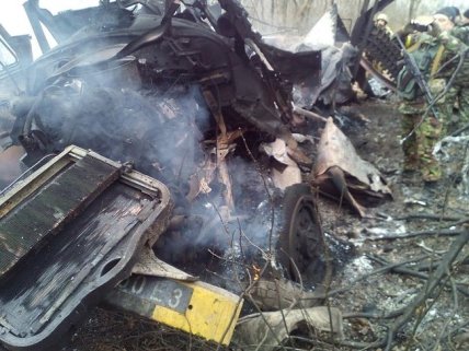 Под Авдеевкой подорвалось авто с бойцами АТО