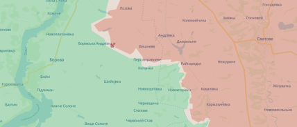 Сватовское направление на карте Deepstate