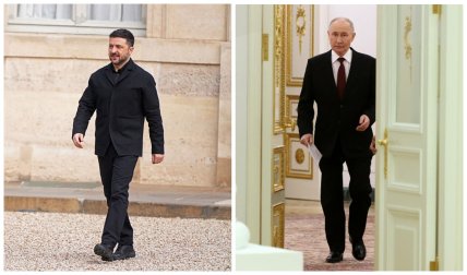 Владимир Зеленский и Владимипр Путин, какой рост