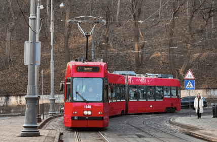 Бернские трамваи во Львове.