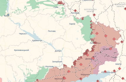 Карта DeepState, де йдуть бої в Україні 02.02.2026