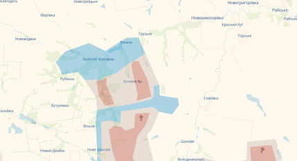 Добропольско-Покровское направление на карте