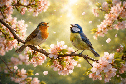 Пташки співають