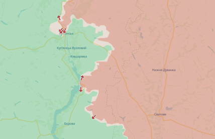 Карта боевых действий за Купянск от DeepState 06.10.2025