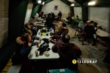 Пукнт незламності у Києві, фото - Ян Доброносов