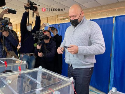 Михаил Добкин на выборах в Харькове