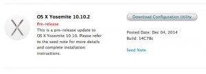 Apple выпустила вторую бету OS X Yosemite 10.10.2