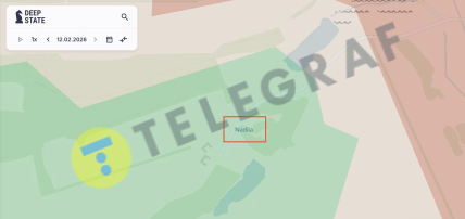 Неокуповане село Надія Луганської області на карті. Фото: DeepStateMap
