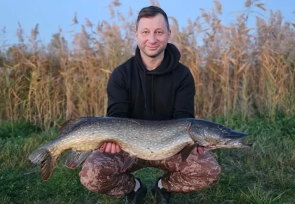 Рибалка на Волині вловив щуку на 6,8 кг