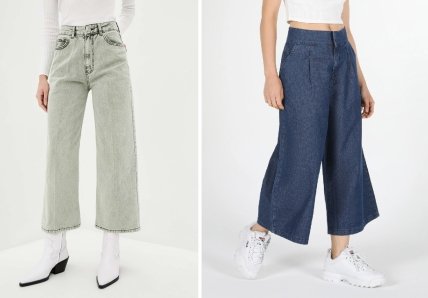 Джинсы-кюлоты