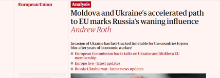 Реакция западных СМИ на зеленый свет от Евросоюза для Украины