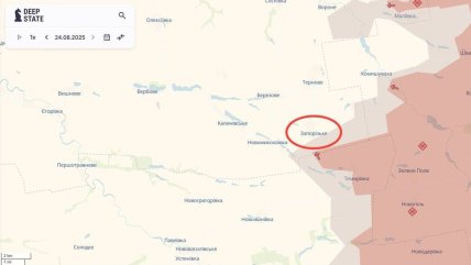 Село Запорізьке на мапі Deep State