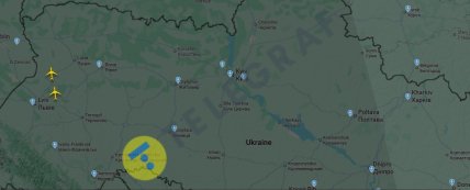 Самолет над Украиной