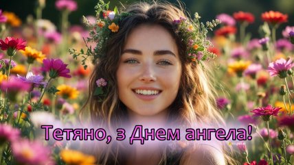 листівки з Днем ангела Тетяни, вітання з Днем ангела Тетяни