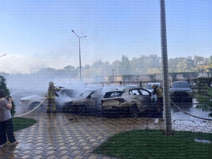 Пожар в Киеве