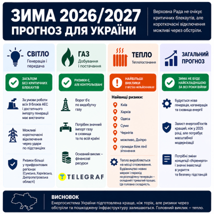 Прогноз на зиму 2026