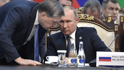 Юрий Ушаков с президентом России Владимиром Путиным