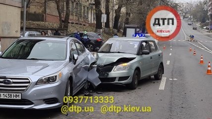 Смертельное ДТП на Кловском спуске в Киеве 28.11.2020