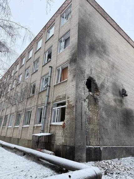 Пошкоджена будівля