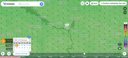 Погода у Дніпрі на 3 березня