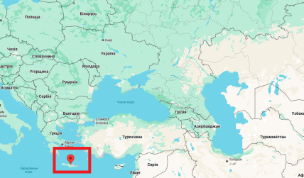 Где на карте находится Гази в Греции