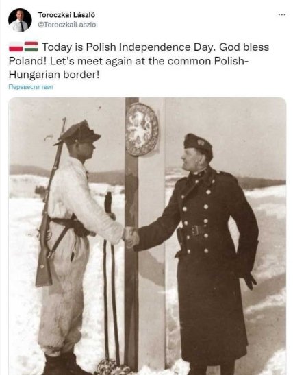 Венгерский депутат опубликовал поздравление Польше