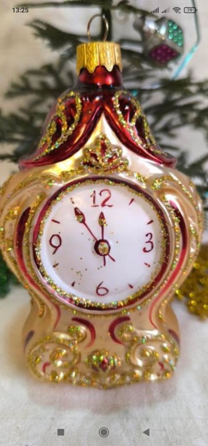 часы на елку