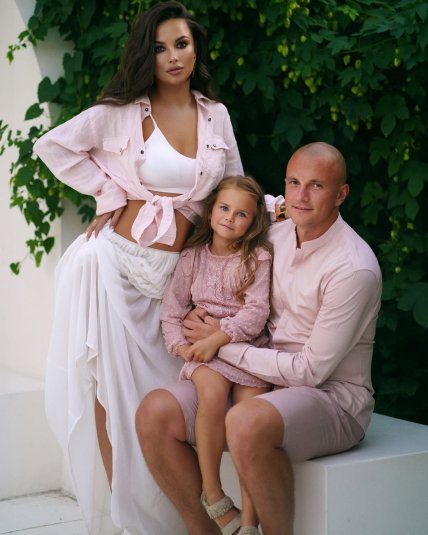 Василий Кравец с семьей