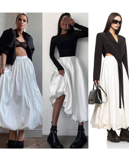 Образы с юбкой-баллоном