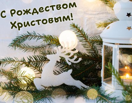 рождество христово поздравление открытка