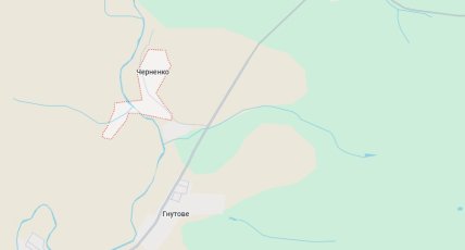 Село Черненко. Карта