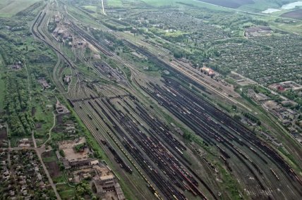 Сеть путей в Ясиноватой