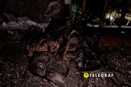 Двигун російського БПЛА в багатоповерхівці в Дніпрі