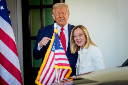 Дональд Трамп и Джорджи Мелони