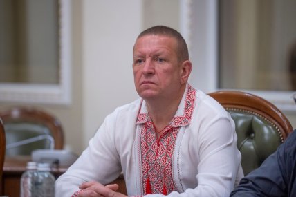 Депутат Михаил Бондарь в мае 2024 года