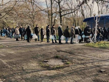 Очереди в бювет в Одессе