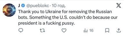Публикация в Х