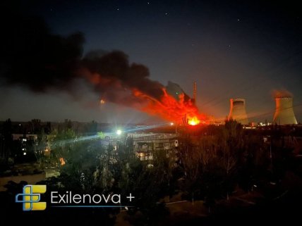 Прилет в оккупированном Донецке
