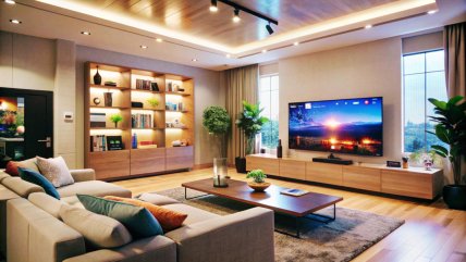 Светодиодные LED-ленты на потолке