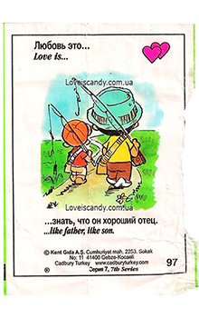 Комиксы жевательной резинки «Love is...»