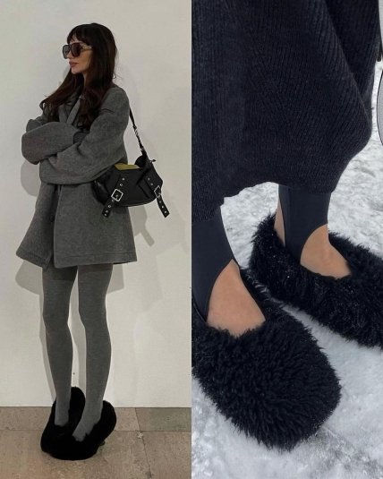 Пухнасте взуття на весну