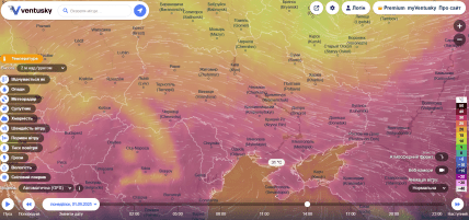 Погода в Украине 1 сентября — где будет жара, карта