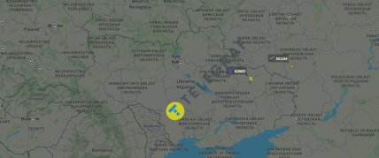 Самолет над Украиной