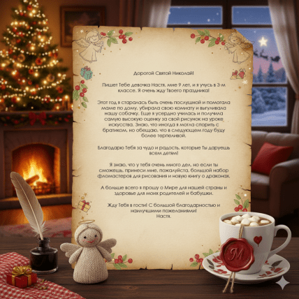 письмо святому Николаю